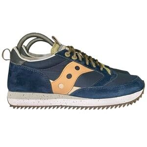 Saucony Shoes Men's Size 7 Jazz 81 Peak Premium Navy Suede Accent S70675-2
